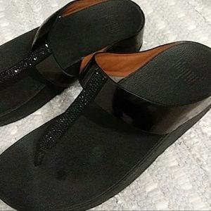 FitFlop sandals - black fino crystal style